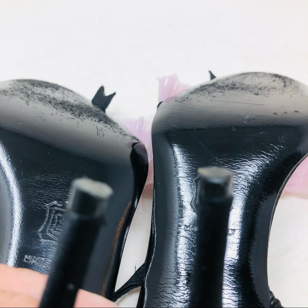 Laurence Dacade Rhinestone Ruffled Bow pumps - Picture 6 of 8